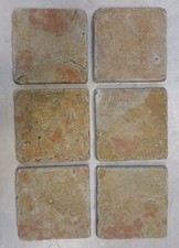 Restposten 12qm Natursteinbruch Marmor Giallo Reale 10x10cm Nr. 297