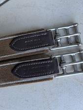 Passier -Ledersattelgurt - Gr 105/110- havanna, beidseitig elastisch- TOP