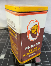 Blechdose Andaco Trinkschokolade Kakao Schokolade 50s/60s