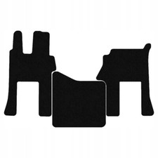 Schwarz Fußmatten Velour für