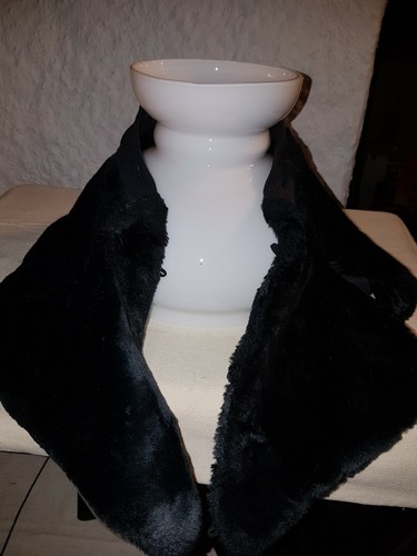 Schal schwarz webpelz - *, *