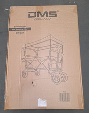 DMS Faltbarer Bollerwagen mit Dach  | klappbarer Handwagen incl. Anschnallsystem