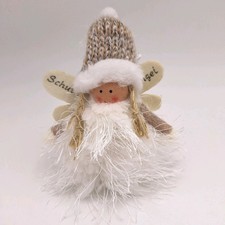 Schutzengel 12 cm weiß/beige