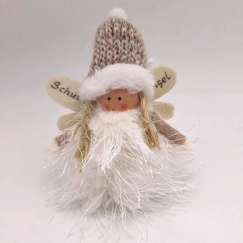 Schutzengel weiß beige - cm, weiß/beige