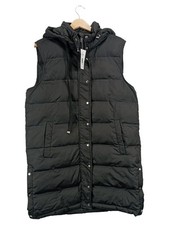 ONLY Damen Steppweste mit Kapuze Schwarz Gr. 38/M Outdoor Freizeit