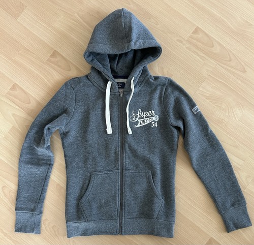 Superdry sweatjacke dunkelgrau - sweatjacke,