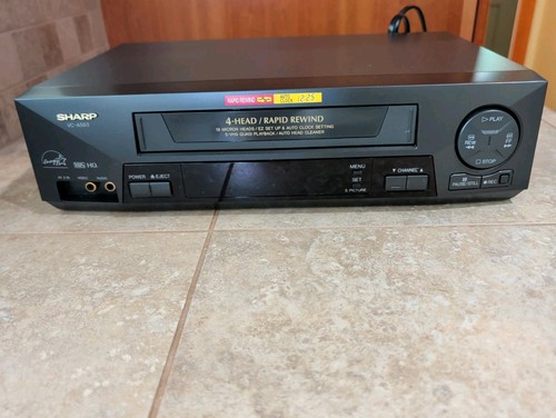 Sharp vcr vhs model - sharp, vcr,