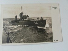 Kunstfoto AK Torpedoboot "Luchs" Männer,Meer gel.3.4.40