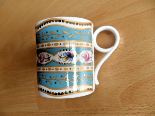 Floral brocade wedgwood - floral,