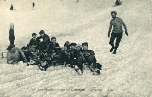 Karte les sports hiver en - d'hiver,