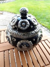 Steingut Bowle,  Gründerzeit,  Historismus, Westerwald