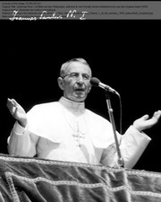 Repro-Autogramm - Papst