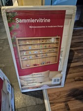 Sammlervitrine Hängevitrine Buche OVP