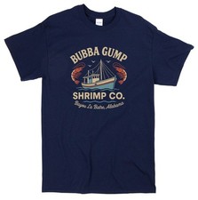 Bubba Gump FOREST GUMP Retro 90 Film T-Shirt Tee Shirts Iconic Classic Nostalgie