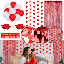 Valentinstag Rot Herz Schnur