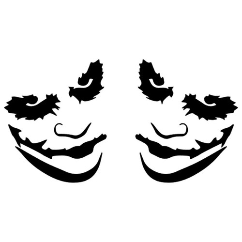 Von joker sticker face - 2x,