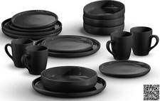 Lena Gercke Kombiservice Geschirr-Set, LeGer Liliane (16-tlg), 4 Personen, Stein