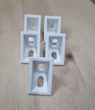 10  Montagewinkel  Winkel Weiss Kunststoff Küche Aluprofil 20x20 Möbel