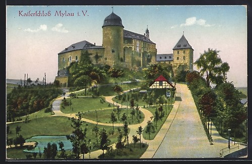 Mylau weg zum kaiserschloß - mylau,,