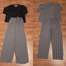 Neu 4tlg Bekleidungspaket Schlafanzug Hausanzug Oberteil Hosen Set Gr. L 52/54