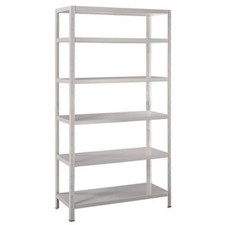 SCHULTE Regalwelt Steckregal, 6 Fachböden, 200x100x30 cm (HxBxT), weiß