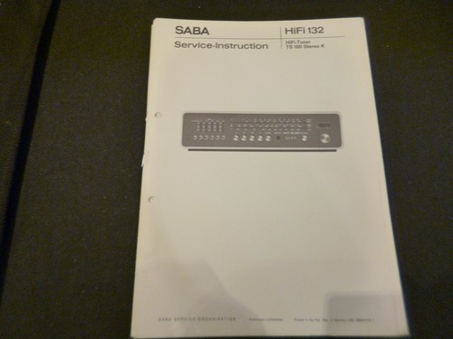 Original service manual - service,