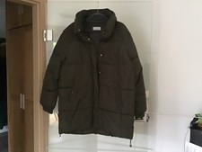 Reserved Oversize Steppmantel Olivgrün Gr. L