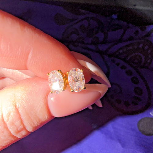 Karat gelbgold moissanit - karat,