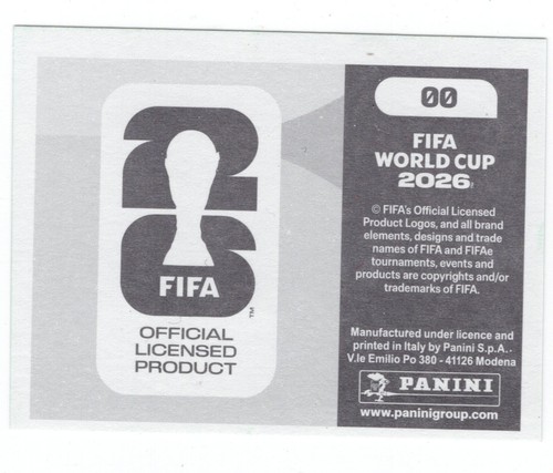 Fifa 2026 panini - wm, sticker