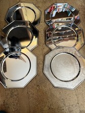 8-eckige Platzteller  versilbert