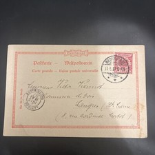 DR Auslands Postkarte EF Adler