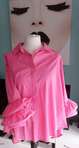 Bluse trompetenärmel hemd - bluse,
