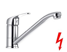 Niederdruck Armatur Mischbatterie Spüle Einhebelmischer Küchenbatterie Chrom