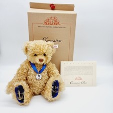 Steiff 660870 Teddybär Coronation Bear limitiert 1953 35 cm Mohair Peter Jones
