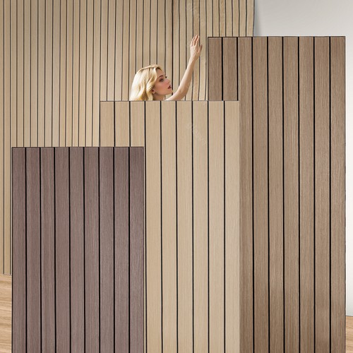 Holztapete braun tapete - braun, 3d