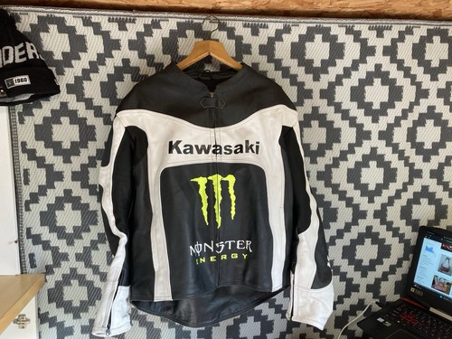 Motorradjacke aus echtem