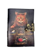 Tarot Katze [M] Leder Tagebuch