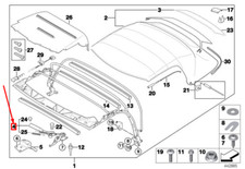 BMW Z3 E36 Rechtsklappbares