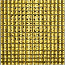 Glasmosaik Fliese Gold Diamant