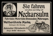 Alte Reklame Werbung 1908