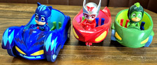 PJ Masks Figuren & Fahrzeuge – Catboy, Eulet, Gecko – Auto Set – guter Zustand