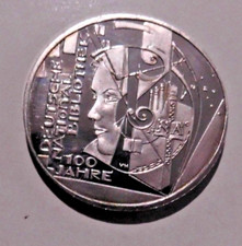 10 Euro Gedenkmünze 2012 ,  100 Jahre " Deutsche National Bibliothek"