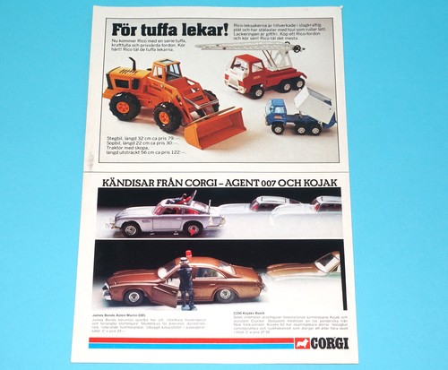 Corgi toys magazine advert - corgi,