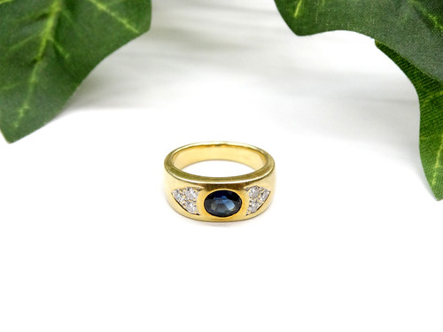 2962 gold 585 ring mit - gold,
