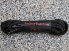 Schnürsenkel schwarz 160 cm lang bis 10 Loch Springer Stiefel Ranger Boots Metal