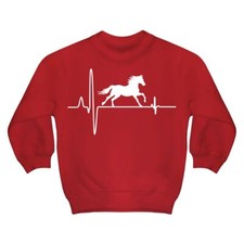 Kinder Pullover Pferde Motiv