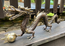 37cm echt Bronze Metall