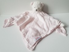 Käthe Kruse Schaf Bär weiß rosa Schmusetuch Kuscheltuch Schnuffeltuch Tuch