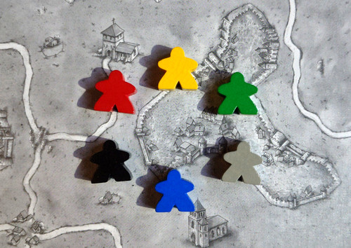 Carcassonne große meeple set - meeple,