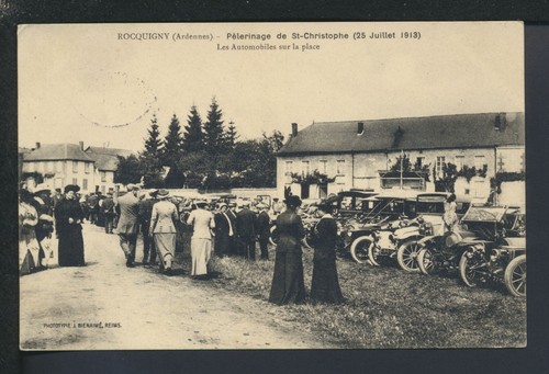 Auto oldtimer ansichtskarte - auto,
